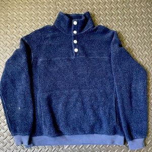 Outdoor Voices Megafleece Snap Up Sweater, XS.